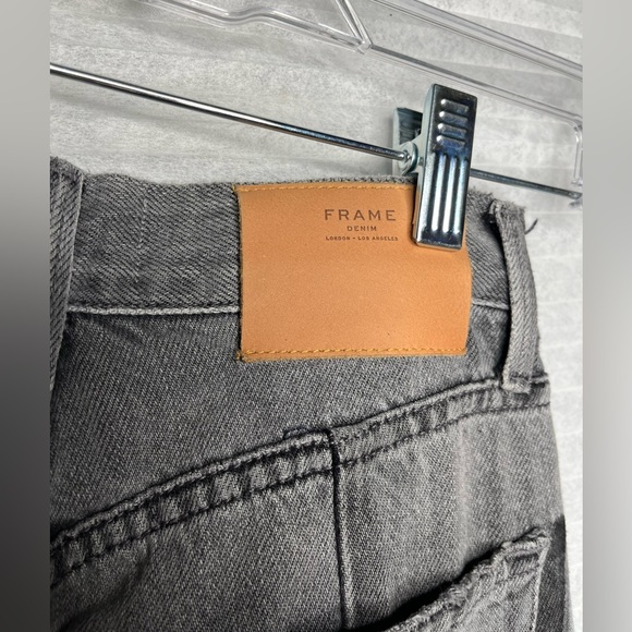 FRAME Nouveau Le Mix Gray
Cropped Jeans Ankle Designer Two
Tone Fray Size 23 - Picture 10 of 12